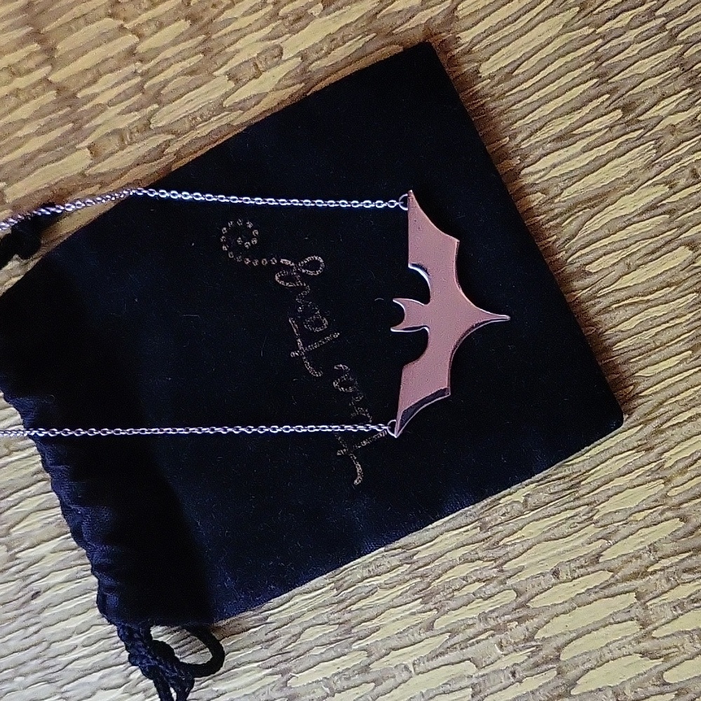 Tina Tang Sterling Silver Bat Necklace